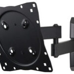 Peerless-AV - Full-Motion TV Wall Mount for Most 22" - 40" Flat-Panel TVs - Extends 12.7" - Black