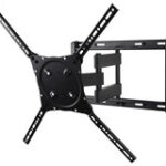 Peerless-AV - Full-Motion TV Wall Mount for Most 42" - 75" Flat-Panel TVs - Extends 16.07" - Black