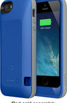 Belkin - Grip Power Battery Case for Apple® iPhone® 5 and 5s - Civic Blue/Stone