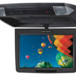 Power Acoustik - 11-1/5" Overhead LCD Monitor - Black/Beige/Gray