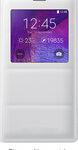 Samsung - S-View Flip Cover for Samsung Galaxy Note 4 Cell Phones - Frost White