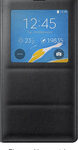 Samsung - S-View Flip Cover for Samsung Galaxy Note 4 Cell Phones - Charcoal Black