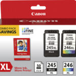 Canon - PG-245XL/CL-246XL/GP-502 2-Pack High-Yield Ink Cartridges - Black/Multi
