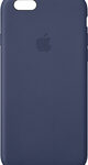 Apple - Leather Case for Apple® iPhone® 6 - Dark Blue