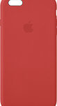 Apple - Leather Case for Apple® iPhone® 6 Plus - Red