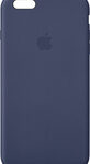 Apple - Leather Case for Apple® iPhone® 6 Plus - Dark Blue