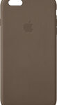 Apple - Leather Case for Apple® iPhone® 6 Plus - Brown