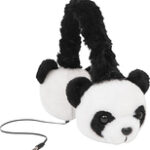 ReTrak - Animalz Panda Over-the-Ear Headphones - Black/White
