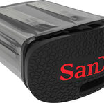 SanDisk - Ultra Fit 64GB USB 3.0 Flash Drive - Black/Silver