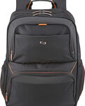 Solo - Urban Laptop Backpack - Black/Orange