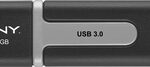 PNY - Turbo Attaché 2 32GB USB 3.0 Flash Drive - Black