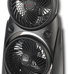 Honeywell - 2-in-1 Floor Air Circulator Fan - Black