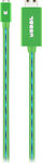 Modal - 3' Lighted Micro USB Cable - Green/Blue