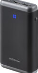 Insignia™ - Portable Charger - Black/Gray