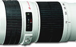 Canon - EF 70-200mm f/4L IS USM Telephoto Zoom Lens - White