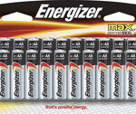 Energizer - MAX Batteries AA (24-Pack) - Black
