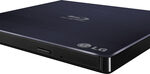 LG - 8x External USB 2.0 Blu-ray Disc Double-Layer DVD±RW/CD-RW Disc Rewriter - Black