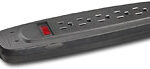 Dynex™ - 6-Outlet Home Theater Surge Protector