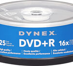 Dynex™ - 25-Pack 16x DVD+R Disc Spindle - Blue/Gray