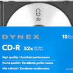 Dynex™ - 10-Pack 52x CD-R Discs with Jewel Cases - Silver