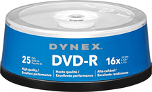 Dynex™ - 25-Pack 16x DVD-R Disc Spindle - Blue/Gray - Image 1
