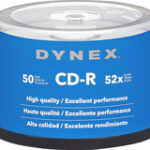 Dynex™ - 50-Pack 52x CD-R Disc Spindle - Silver