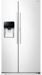 Samsung - 24.7 Cu. Ft. Side-by-Side Refrigerator - White