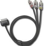 Scosche - Showtime Composite Video Cable for Apple® iPod® and iPhone - Black