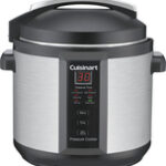 Cuisinart - 6-Quart Electric Pressure Cooker - Stainless Steel/Matte Black