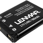 Lenmar - Lithium-Ion Battery for Select Digital Cameras - Black