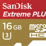 SanDisk - Extreme PLUS 16GB microSDHC UHS-I Class U-1 Memory Card - Red/Gold