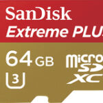 SanDisk - Extreme PLUS 64GB microSDXC UHS-I Class U-1 Memory Card - Red/Gold