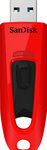 SanDisk - 64GB USB Type A Flash Drive - Red