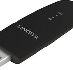 Linksys - Wireless-AC USB 3.0 Adapter - Black