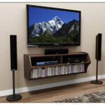 Prepac - Altus Wall-Mounted A/V Console - Brown