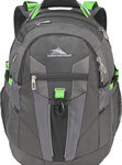 High Sierra - Laptop Backpack - Kelly Green/Charcoal/Black