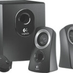 Logitech - Z313 2.1-Channel Speaker System (3-Piece) - Black/Silver