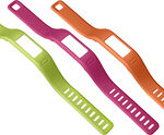 Garmin - vívofit Accessory Bands for Garmin vívofit Wireless Activity Trackers (Large) - Pink/Green/Orange
