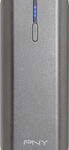 PNY - Power Pack 4400 Rechargeable External Battery - Silver