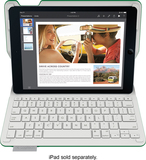 Logitech - Type+ Bluetooth Keyboard Case for Apple® iPad® Air 2 - Bright Green - Image 1