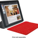 Logitech - Keys-To-Go Portable Keyboard for all Apple® iOS Devices - Red