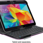 Logitech - Keyboard Folio for Samsung Galaxy Tab 4 - Purple