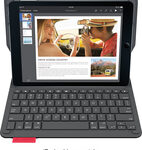 Logitech - Type+ Bluetooth Keyboard Case for Apple® iPad® Air 2 - Black