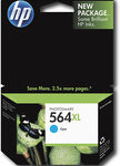 HP - 564XL High-Yield Ink Cartridge - Cyan