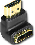 AudioQuest - 90¿ Narrow HDMI Adapter - Black