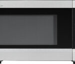 Sharp - 1.1 Cu. Ft. Mid-Size Microwave - Stainless Steel