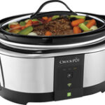 Crock-Pot - 6-Quart WeMo Enabled Smart Slow Cooker - Silver