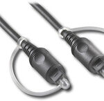 Dynex™ - 4' Digital Optical Audio Cable - Black