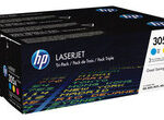 HP - 305A 3-Pack Toner Cartridges - Cyan/Magenta/Yellow