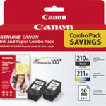 Canon - 210XL/211XL High-Yield Ink Cartridge + Photo Paper - Multi